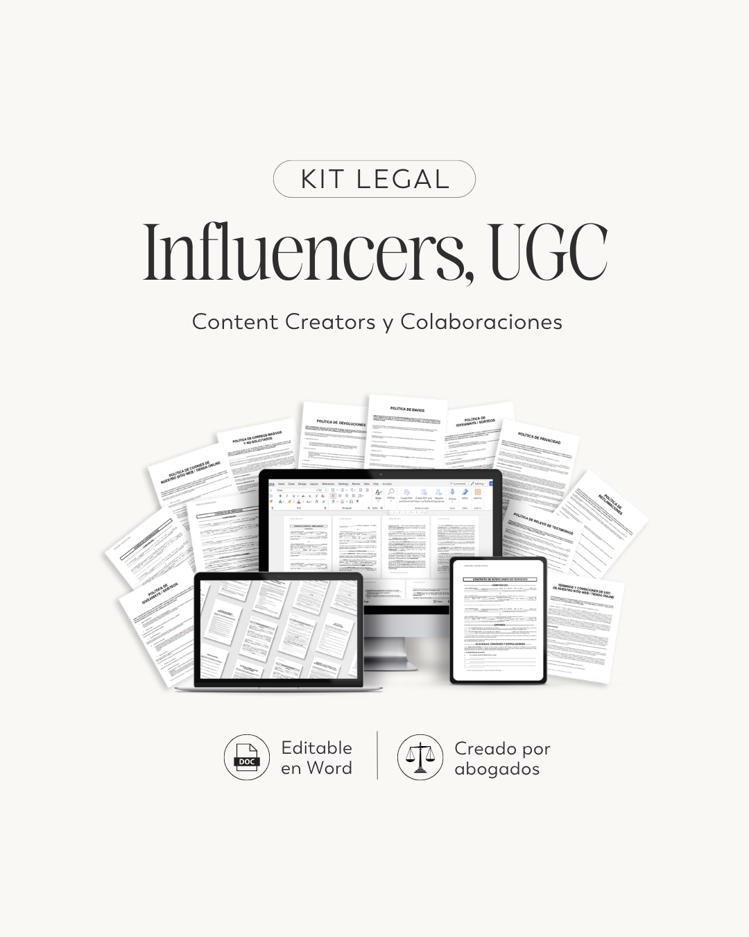 Kit Legal: Influencers & UGC